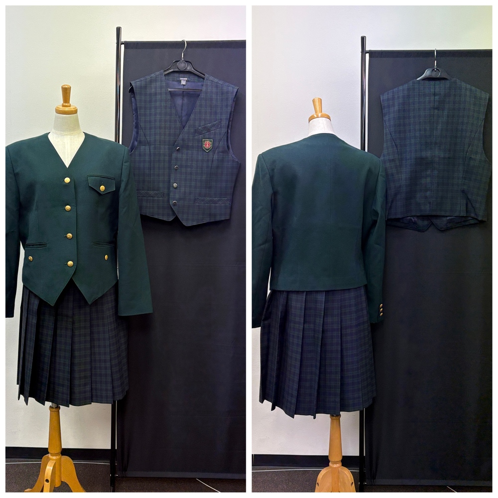 岡山県 倉敷翠松高等学校 旧女子 制服 制服